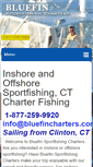 Mobile Screenshot of bluefincharters.com