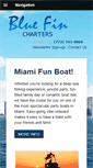 Mobile Screenshot of bluefincharters.net